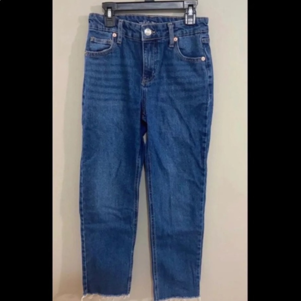 Dark wash denim jeans